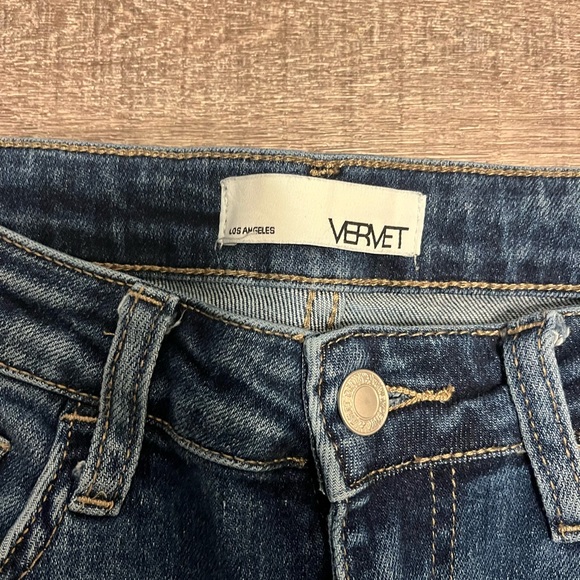 Vervet Los Angeles distressed jeans raw hem - Picture 5 of 6